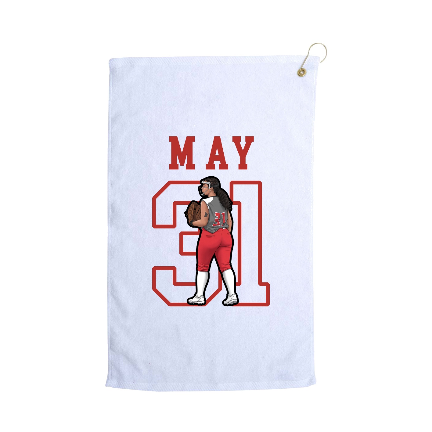 Golf Towel — Shirsey in White