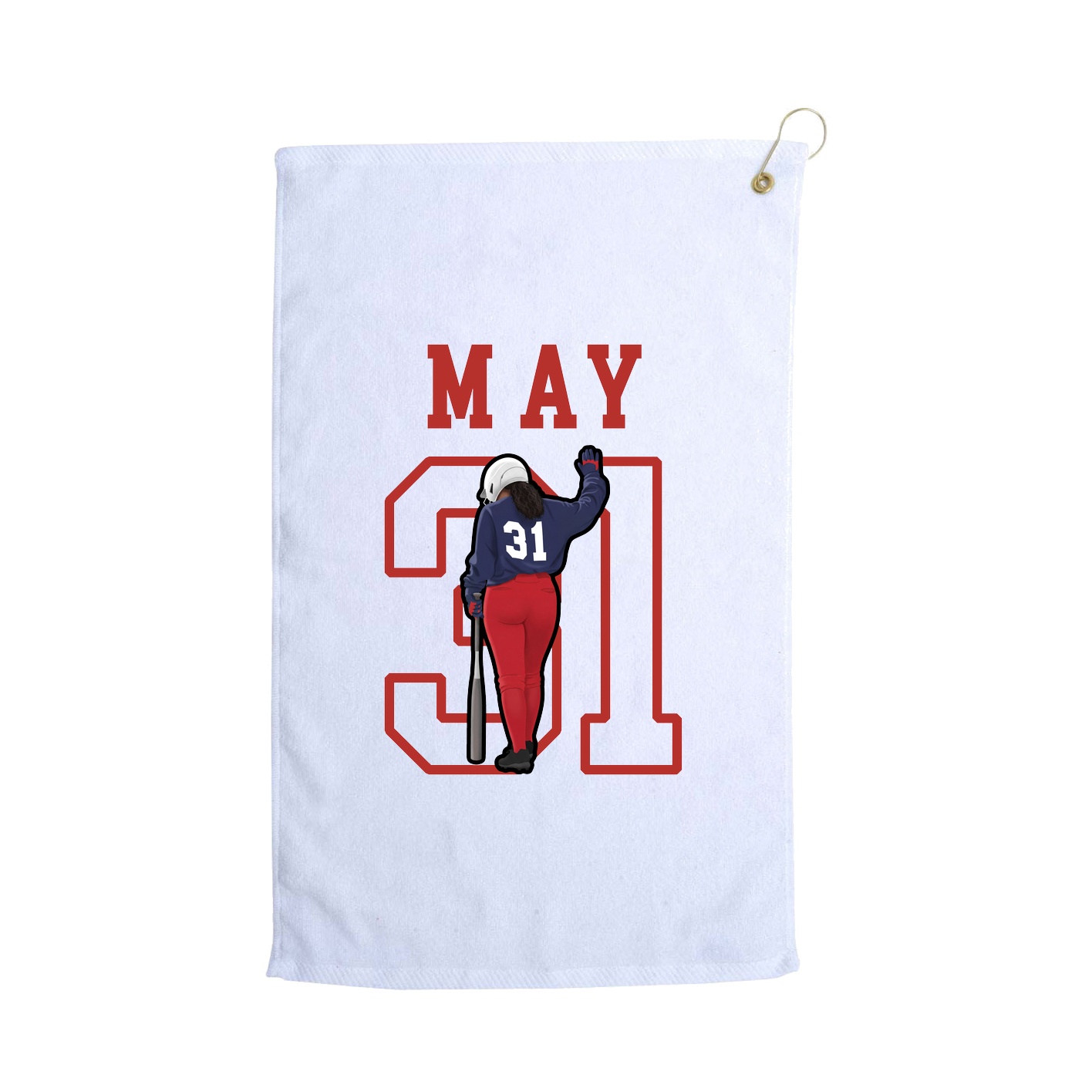 Golf Towel — Shirsey in White