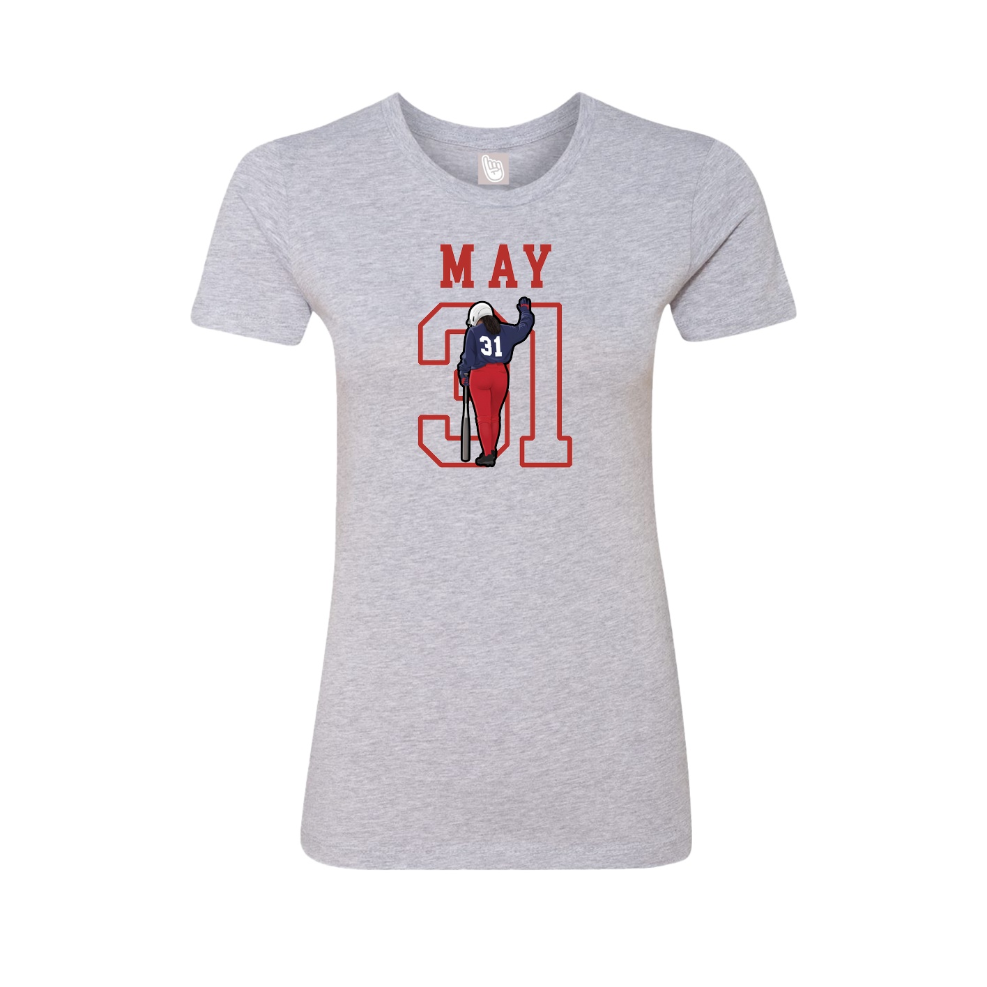 Fitted Women's Tee — Shirsey in Grey