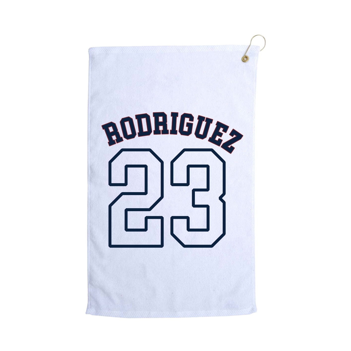 Golf Towel — Shirsey Arch in White