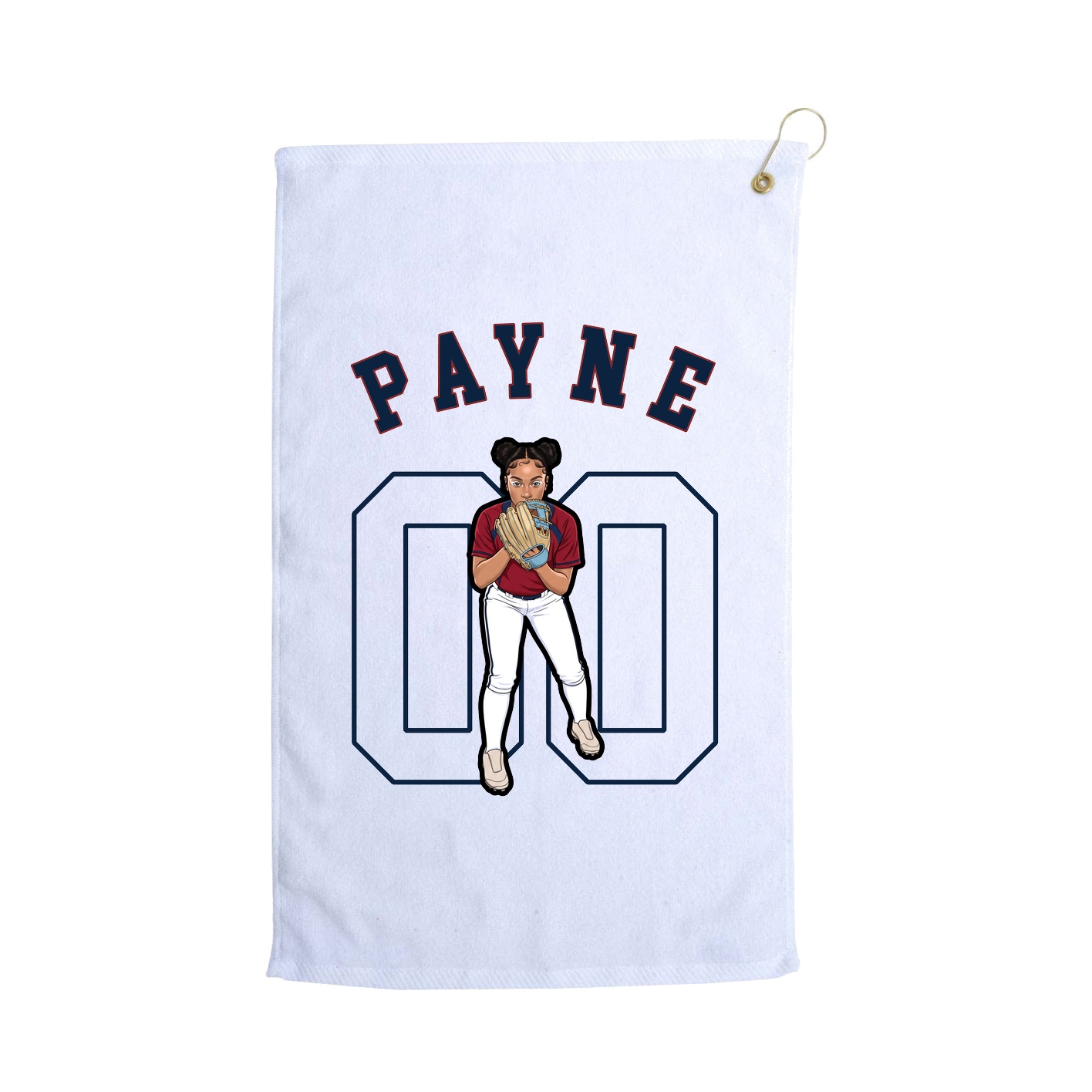 Golf Towel — Shirsey Arch in White