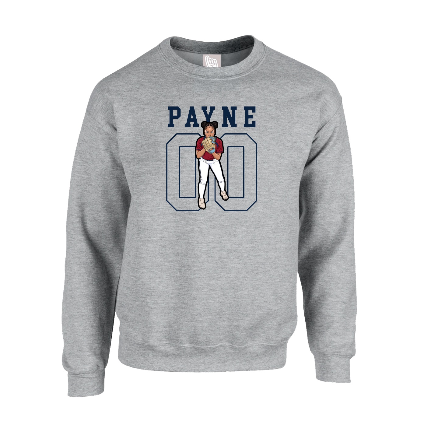 Fleece Crew — Shirsey in Grey