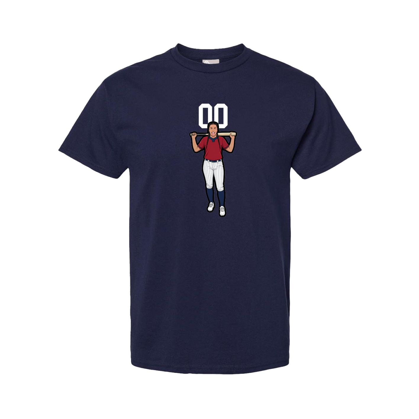 Tee — Number Top in Navy