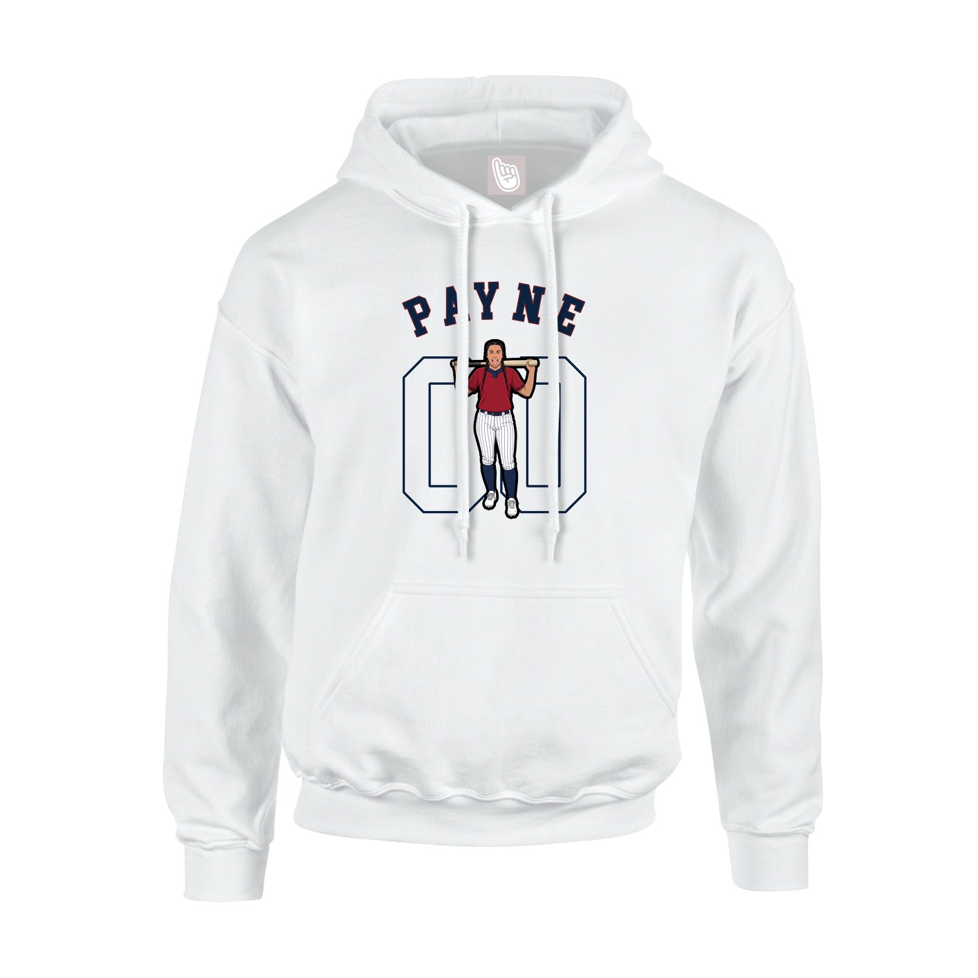 Hoodie — Shirsey Arch in White