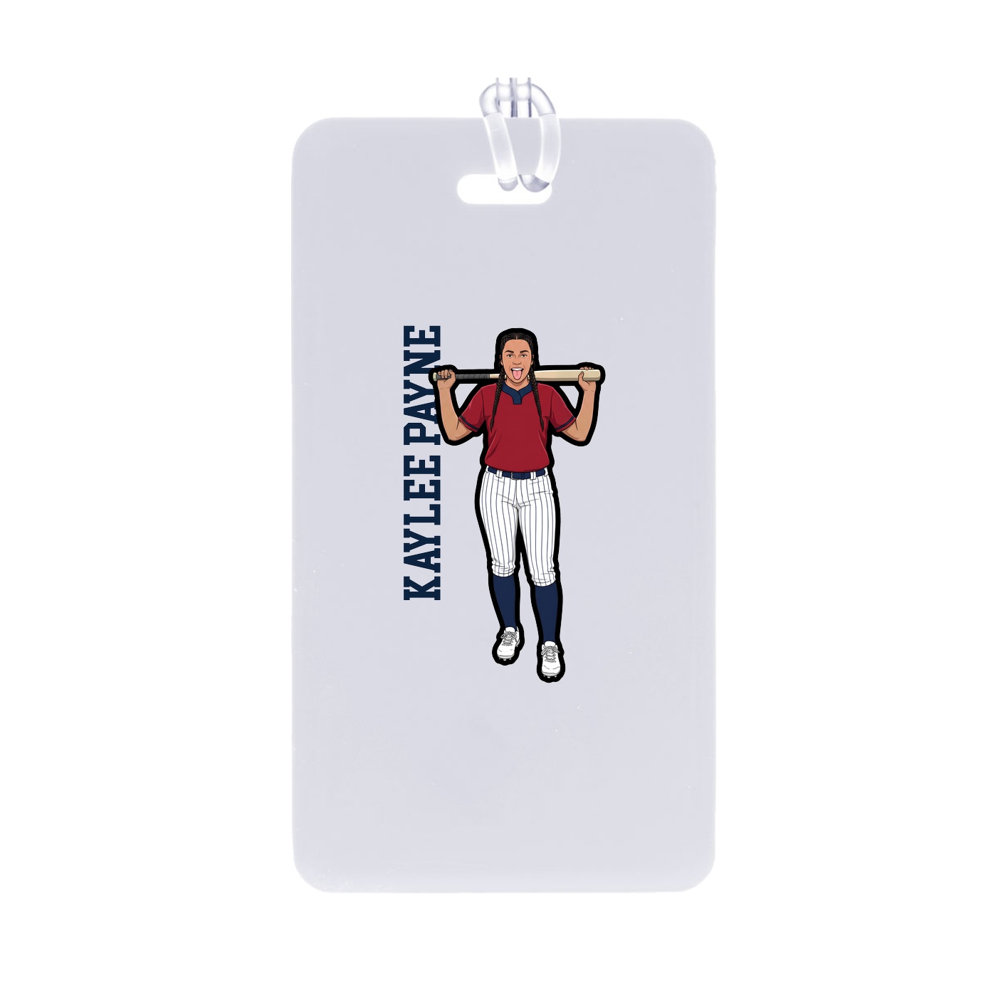Bag Tag — Name Vertical in Classic