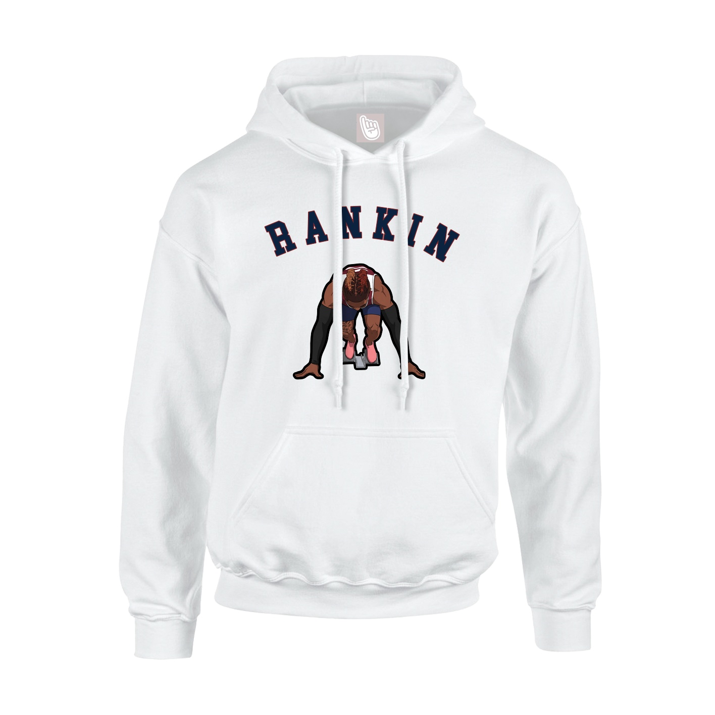 Youth Hoodie — Shirsey Arch in White