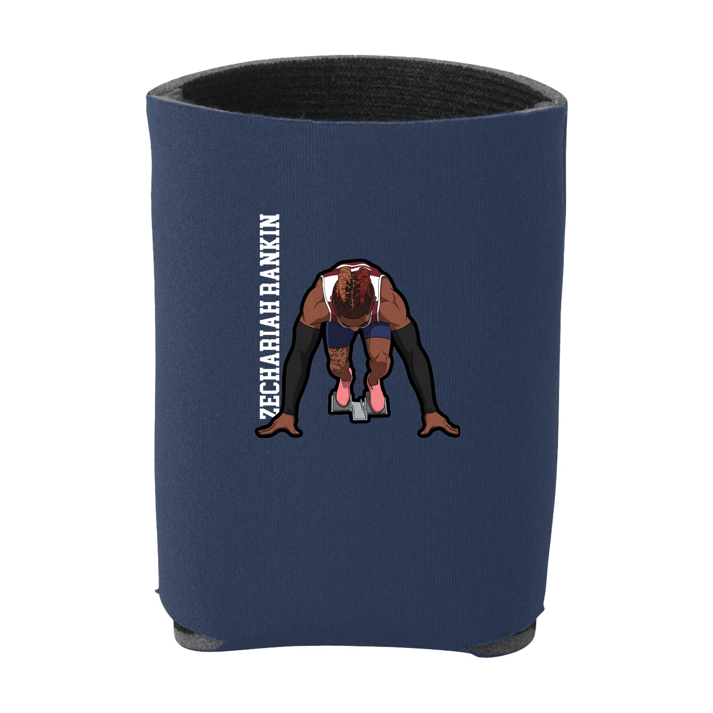 Can Holder — Name Vertical in Navy