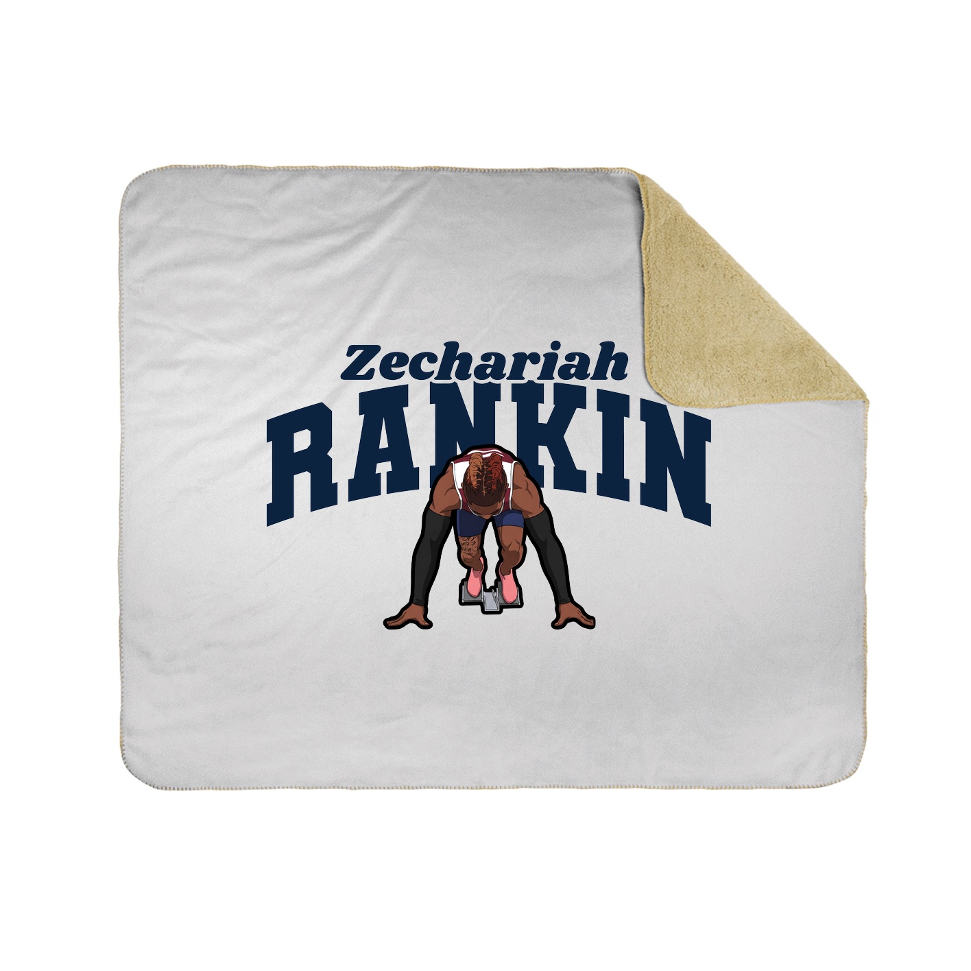 Throw Blanket — Signature Arch in White
