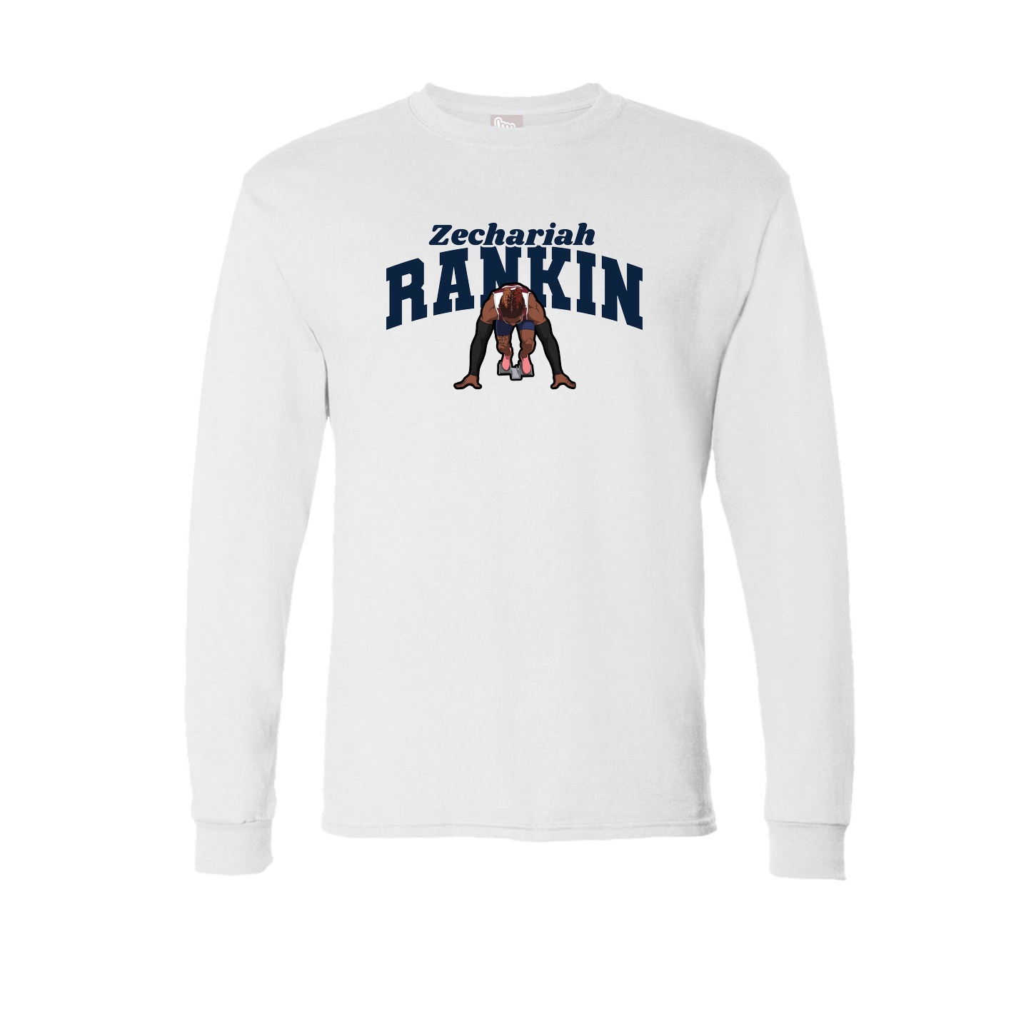 Long Sleeve Tee — Signature Arch in White