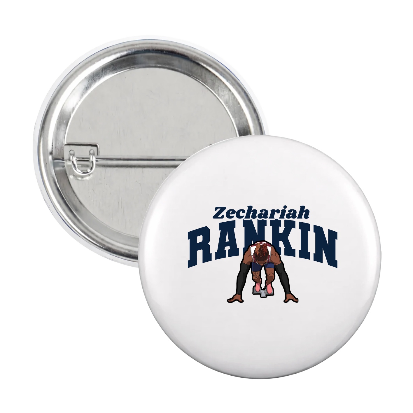 Game Day Button — Signature Arch in White