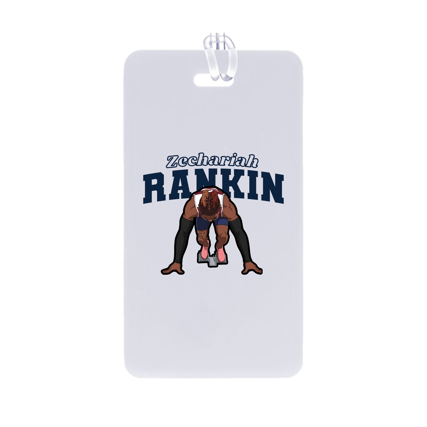 Bag Tag — Name Arch in Classic
