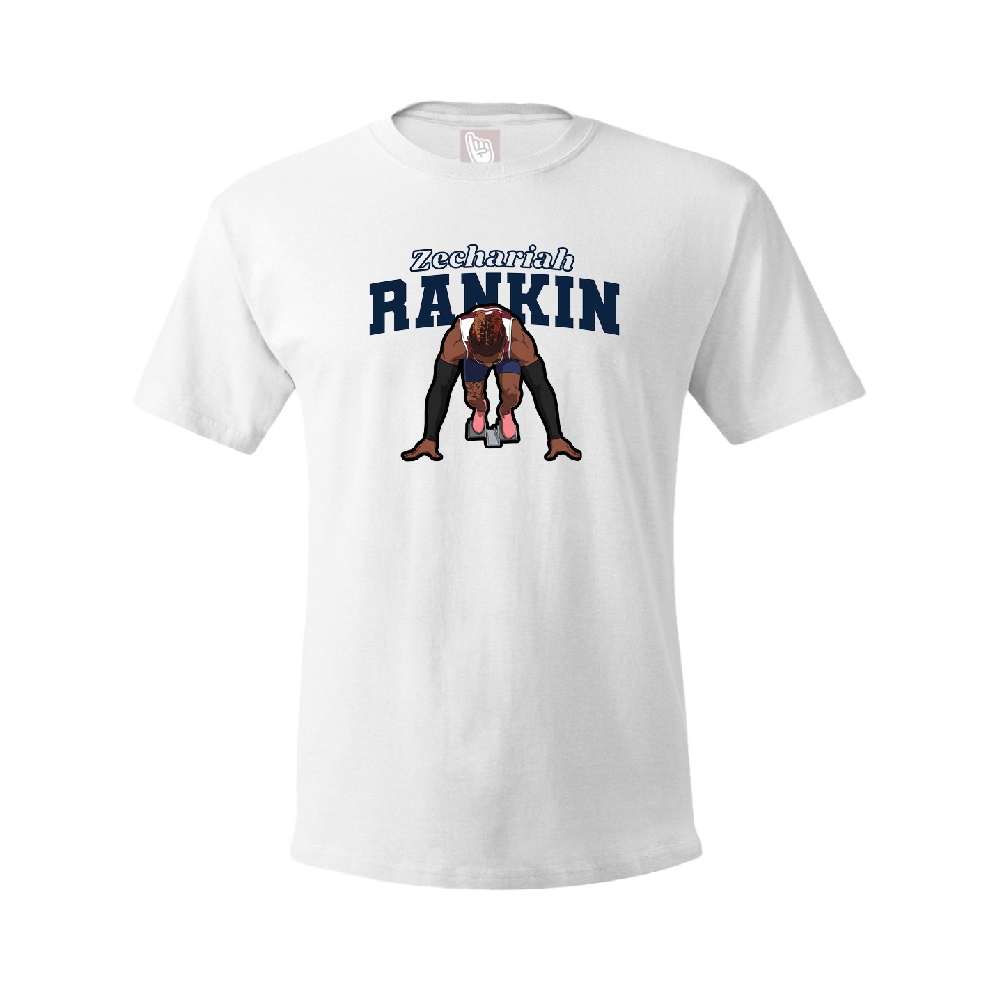 Tee — Name Arch in White