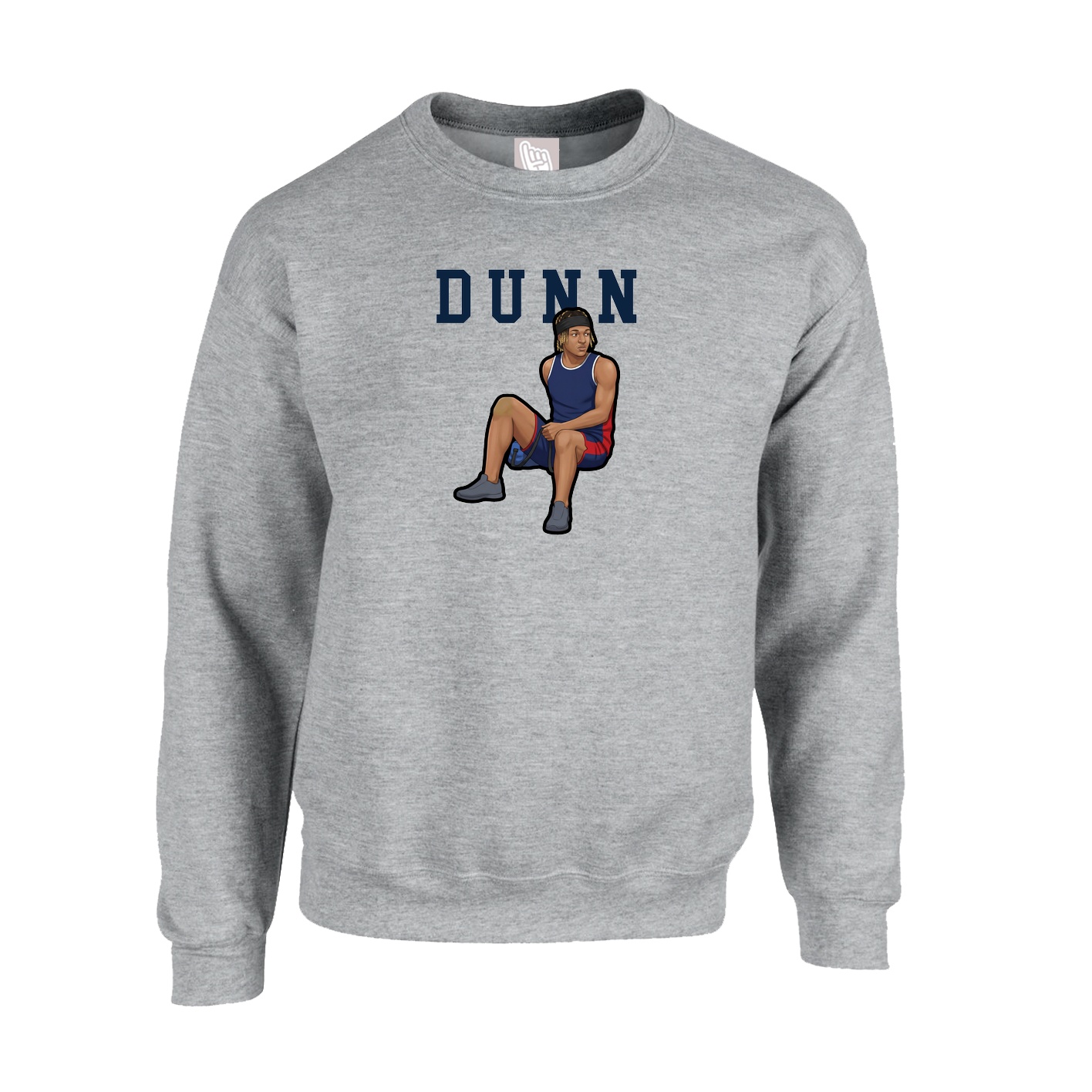 Fleece Crew — Shirsey in Grey