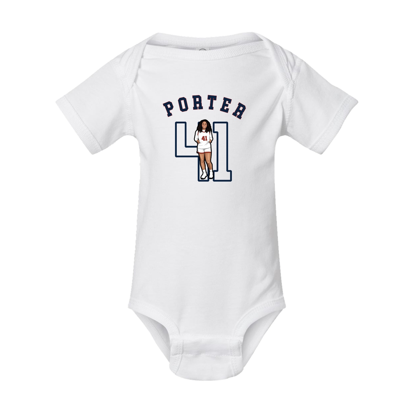 Baby Onesie — Shirsey Arch in White