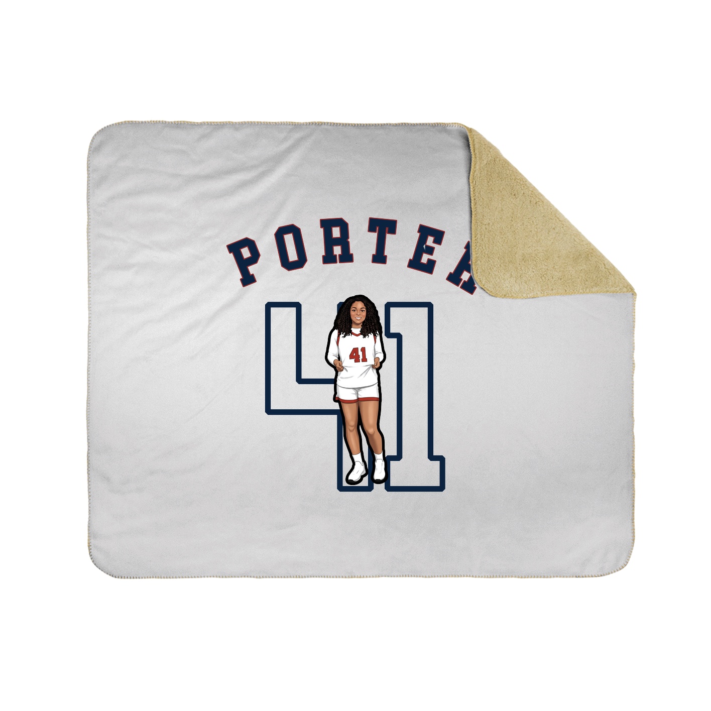 Throw Blanket — Shirsey Arch in White