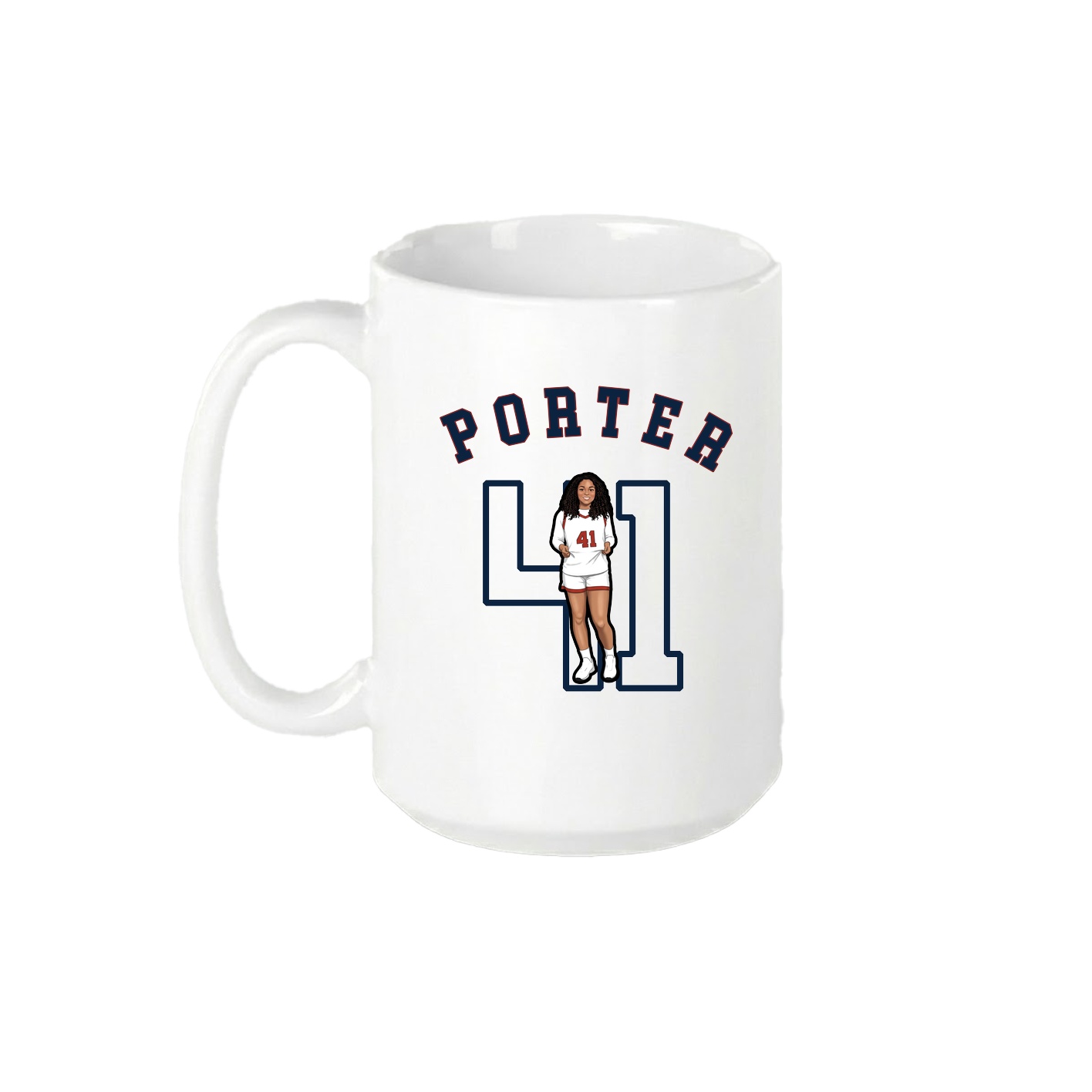 15oz Coffee Mug — Shirsey Arch in White