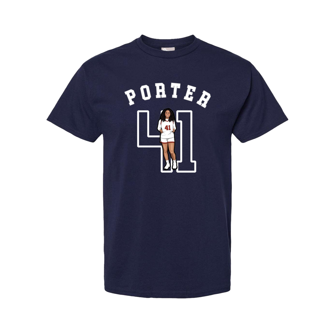 Youth Tee — Shirsey Arch in Navy