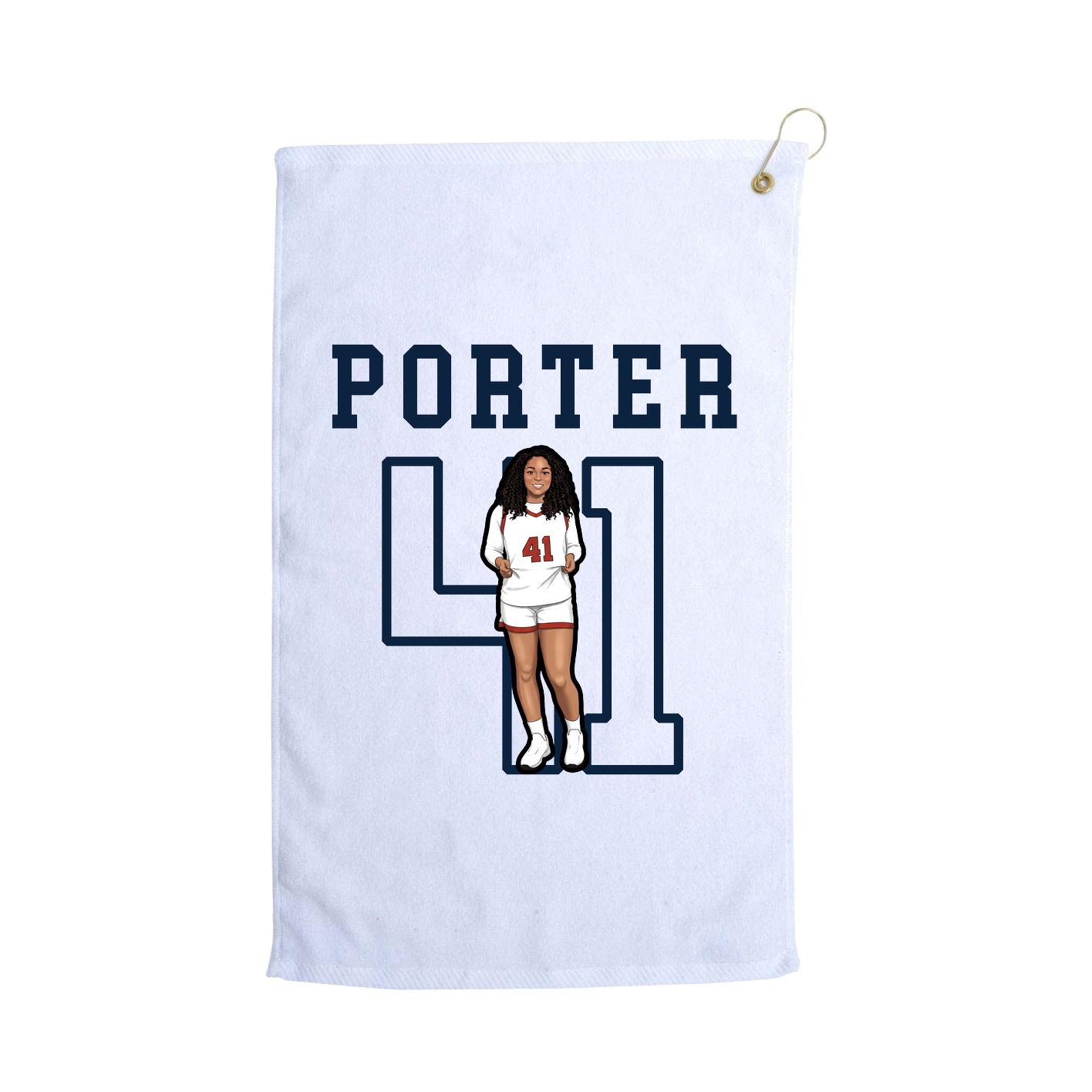 Golf Towel — Shirsey in White