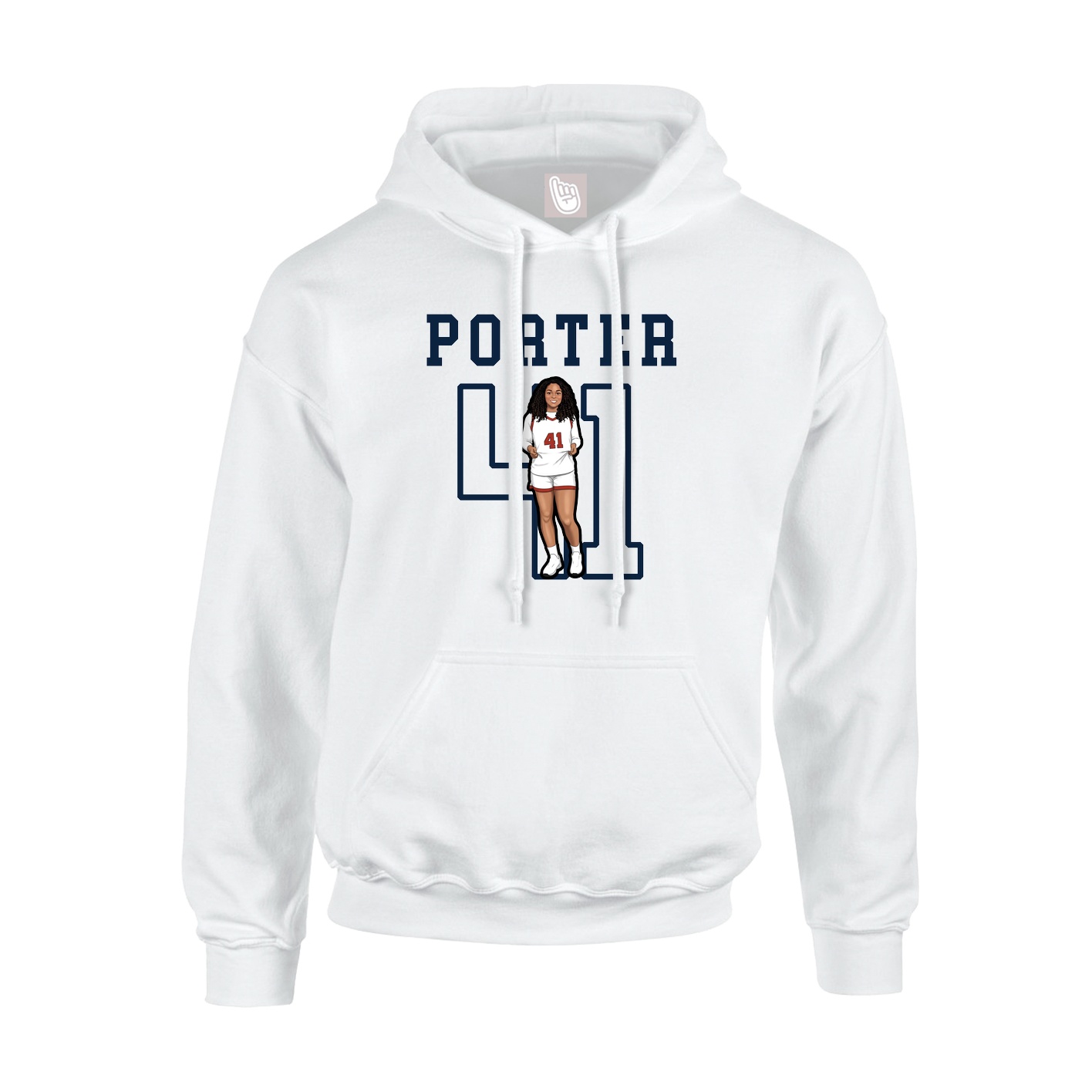 Youth Hoodie — Shirsey in White