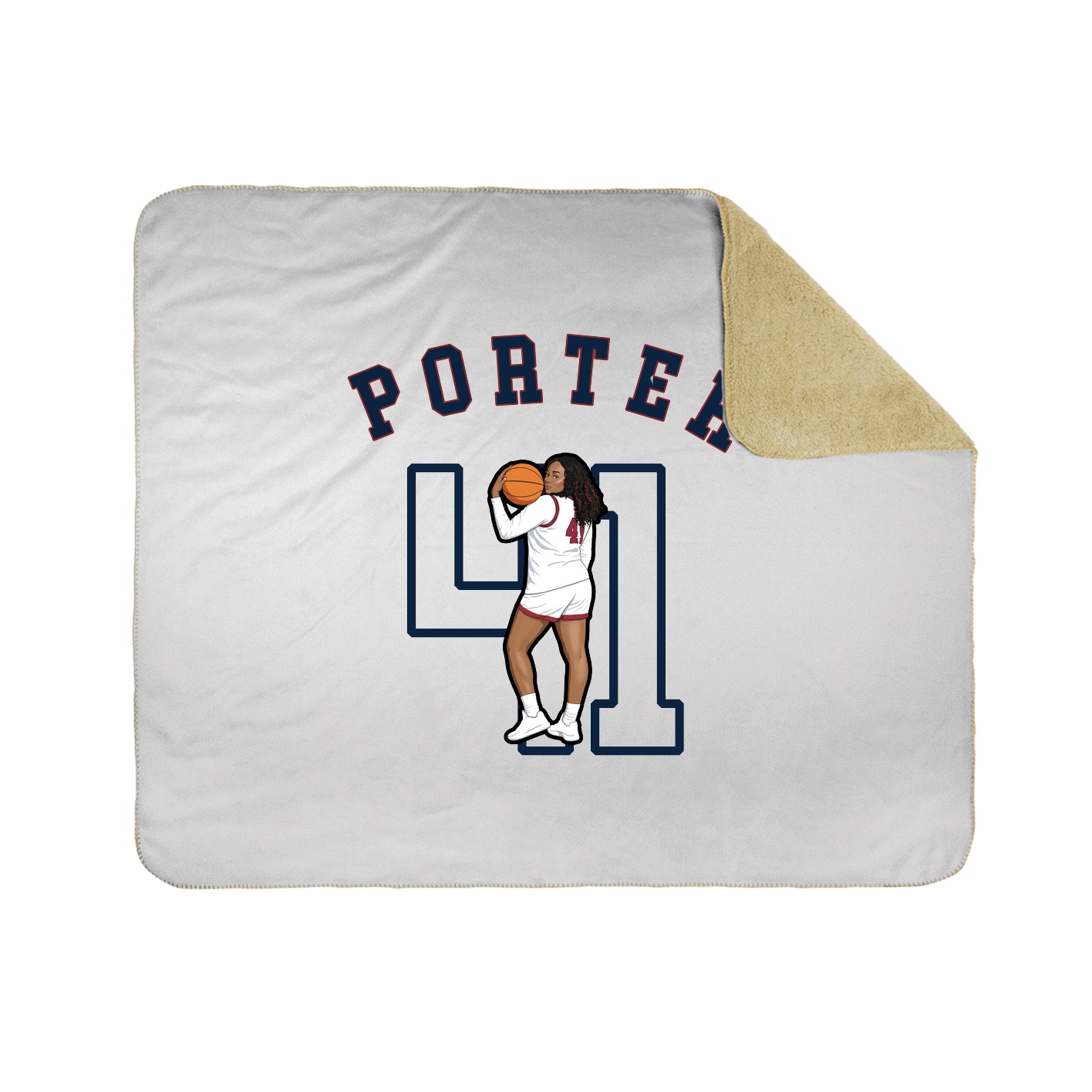 Throw Blanket — Shirsey Arch in White