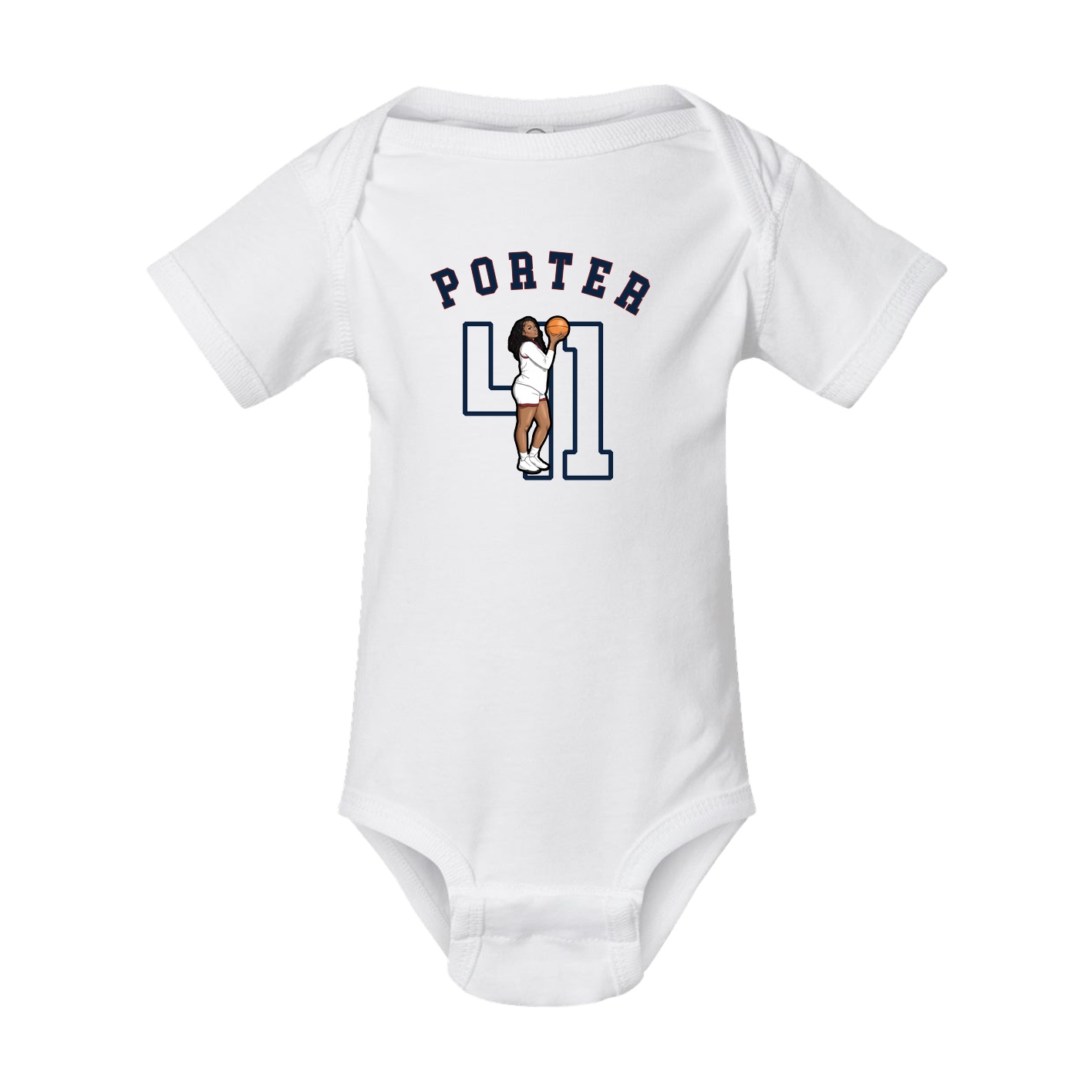 Baby Onesie — Shirsey Arch in White