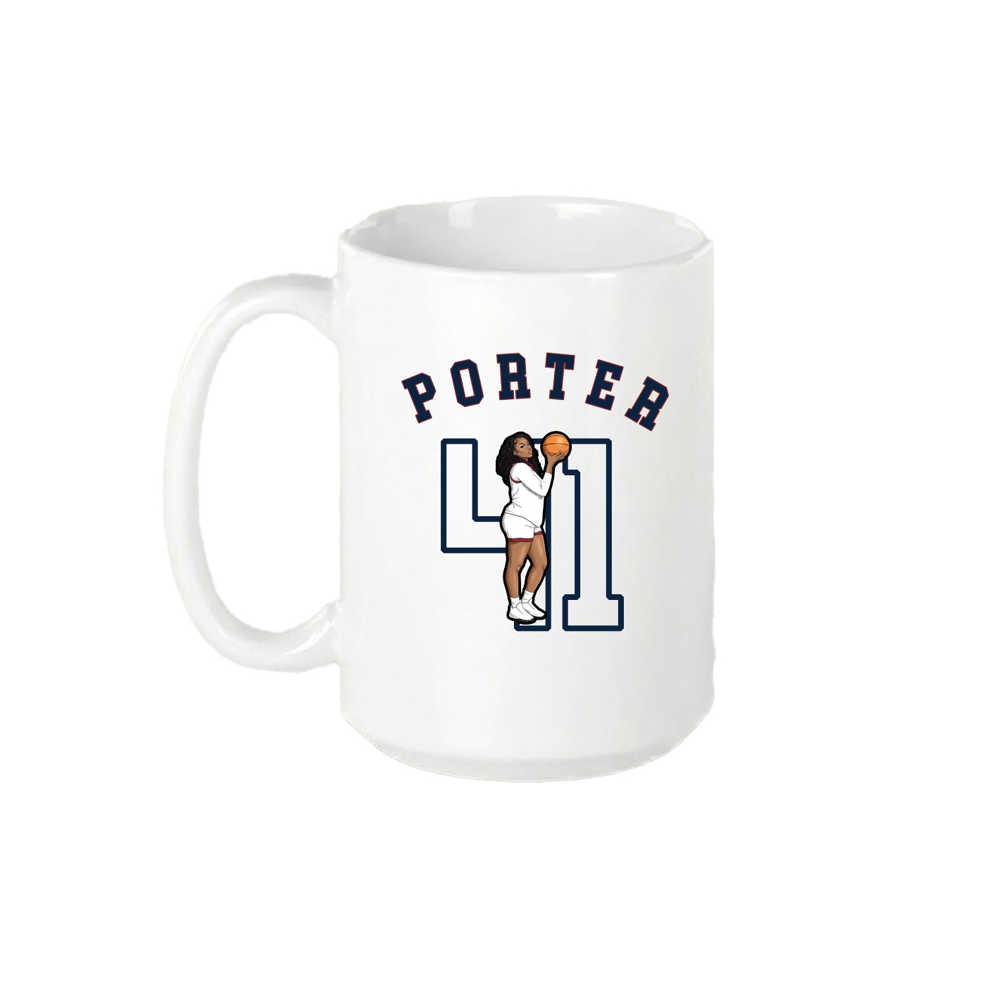15oz Coffee Mug — Shirsey Arch in White