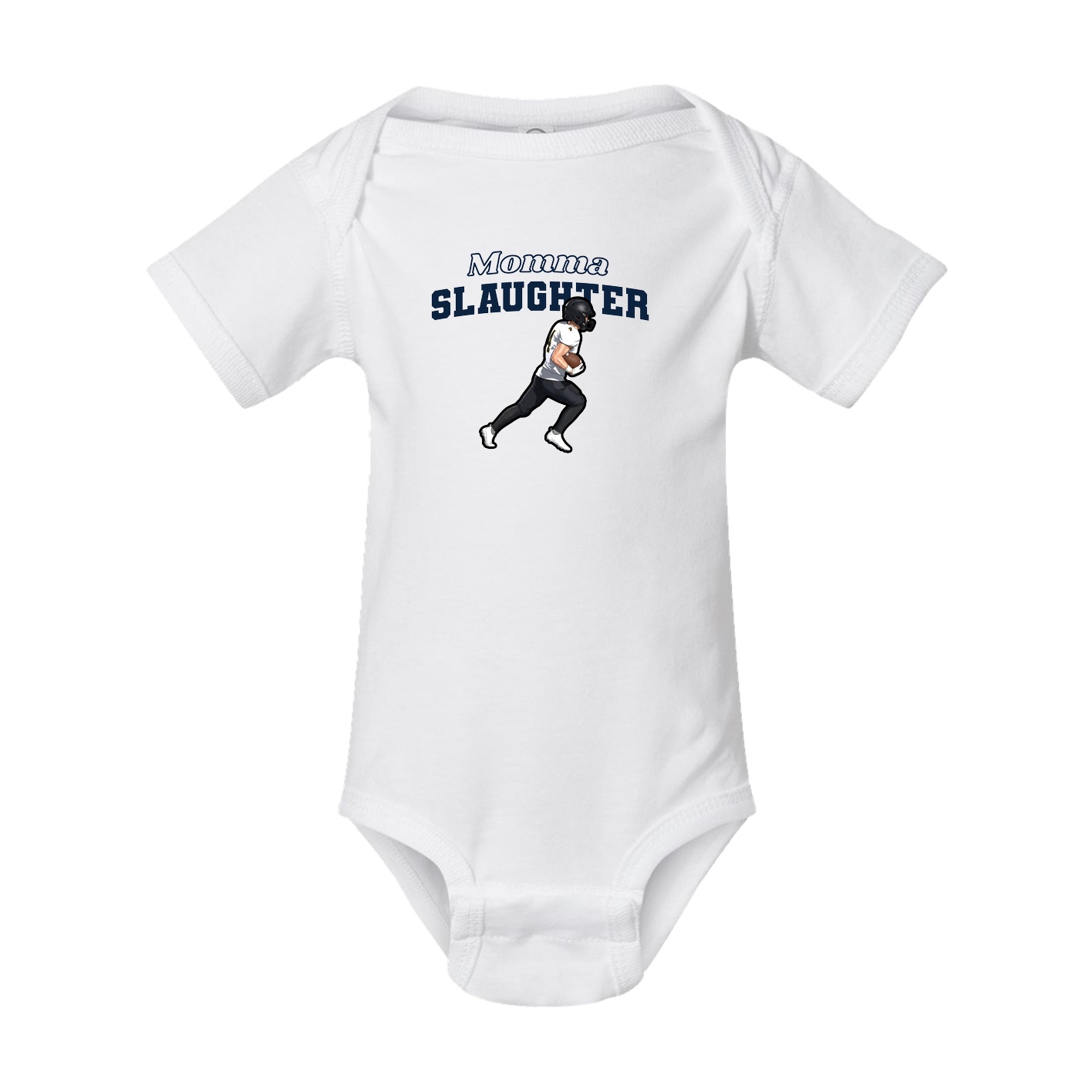 Baby Onesie — Mothers Day Block in White