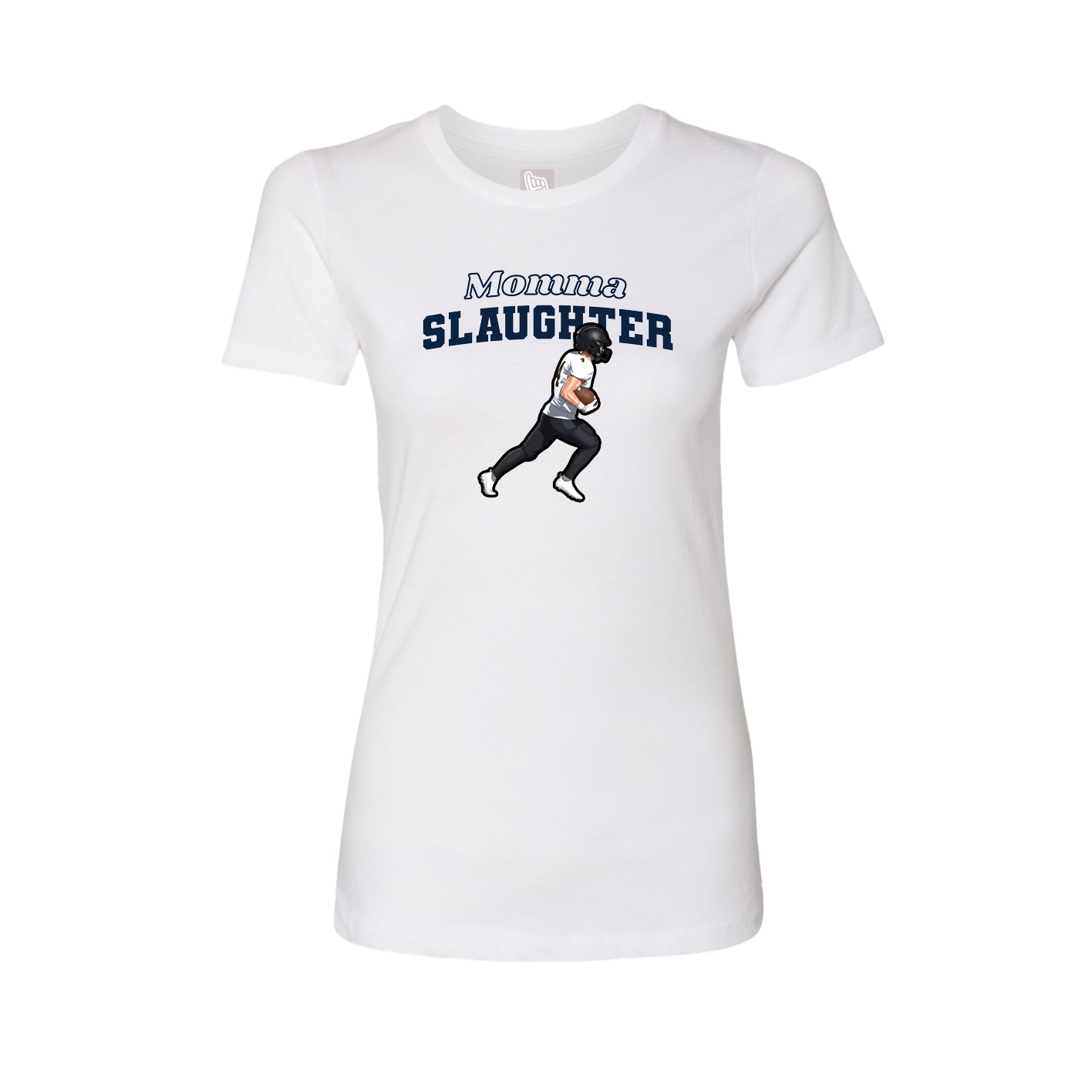 Womens Tee — Mothers Day Block in White