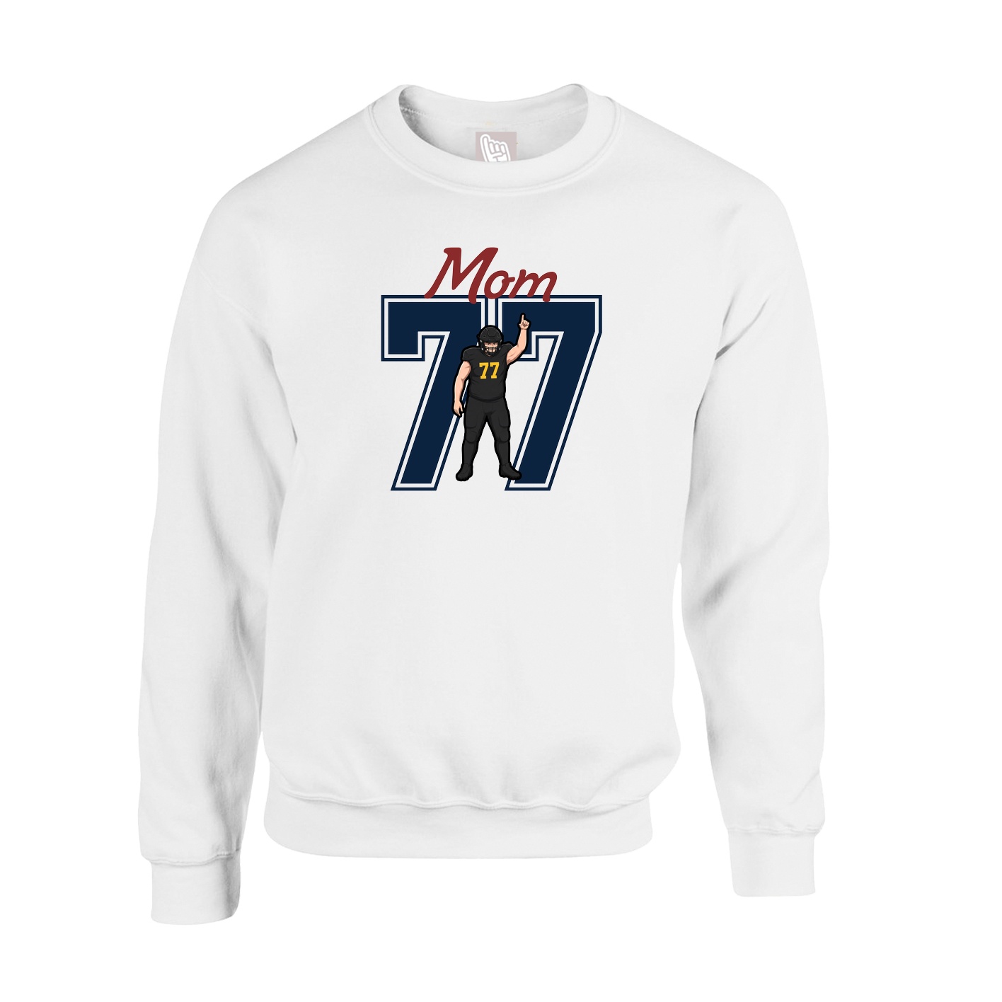 Fleece Crew — Mothers Day Shirsey in White