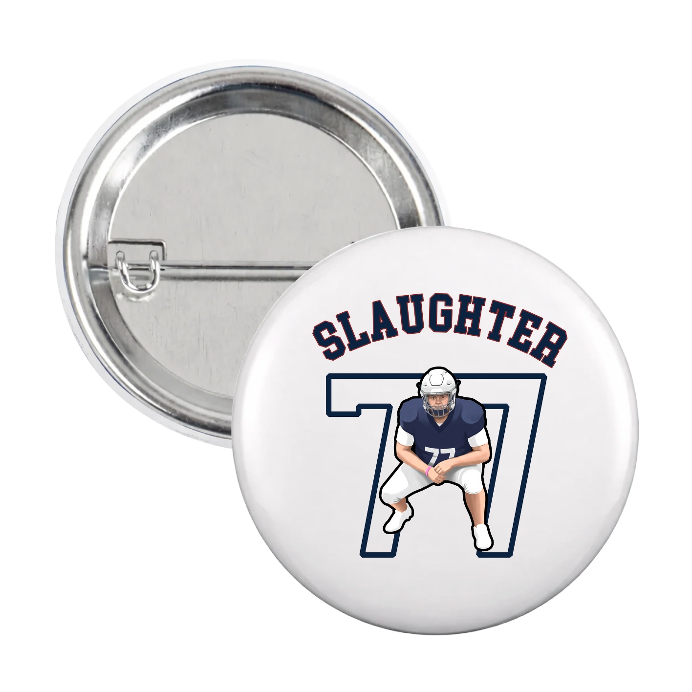Game Day Button — Shirsey Arch in White