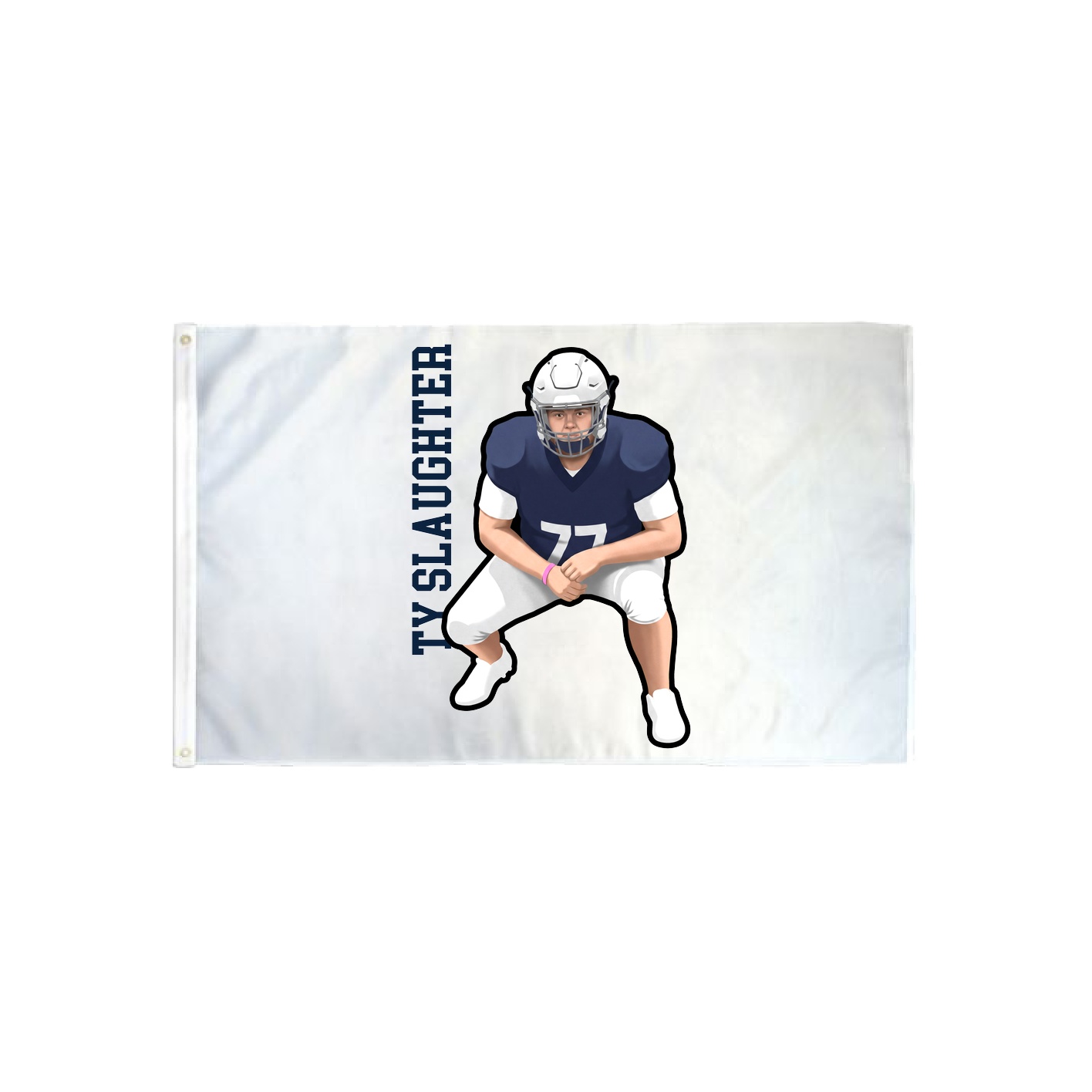 3x5 Flag — Name Vertical in Classic