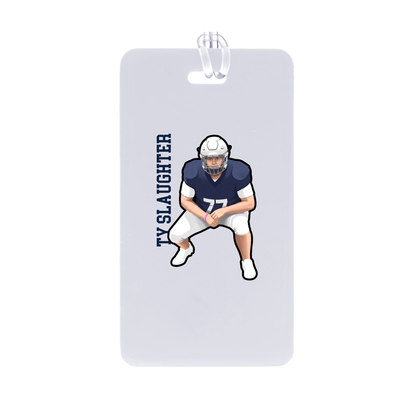 Bag Tag — Name Vertical in Classic