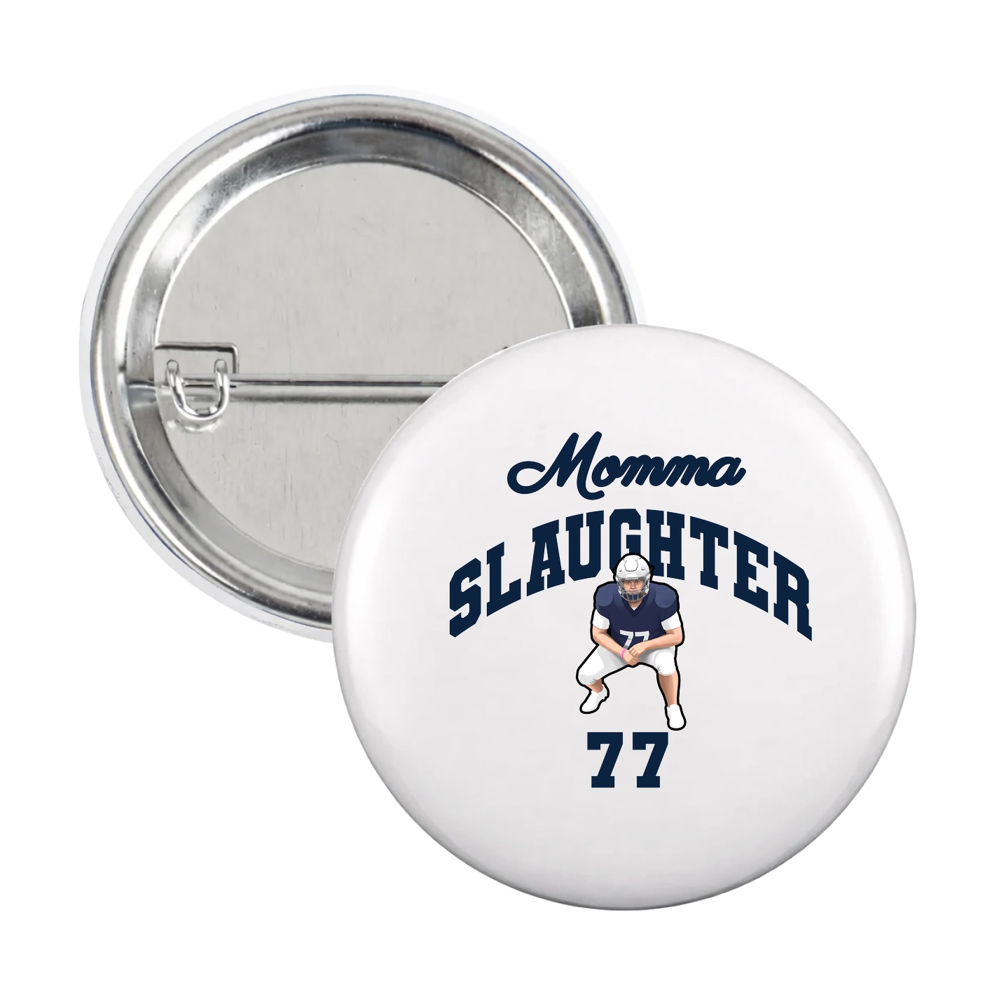 Game Day Button — Mothers Day Arch in White