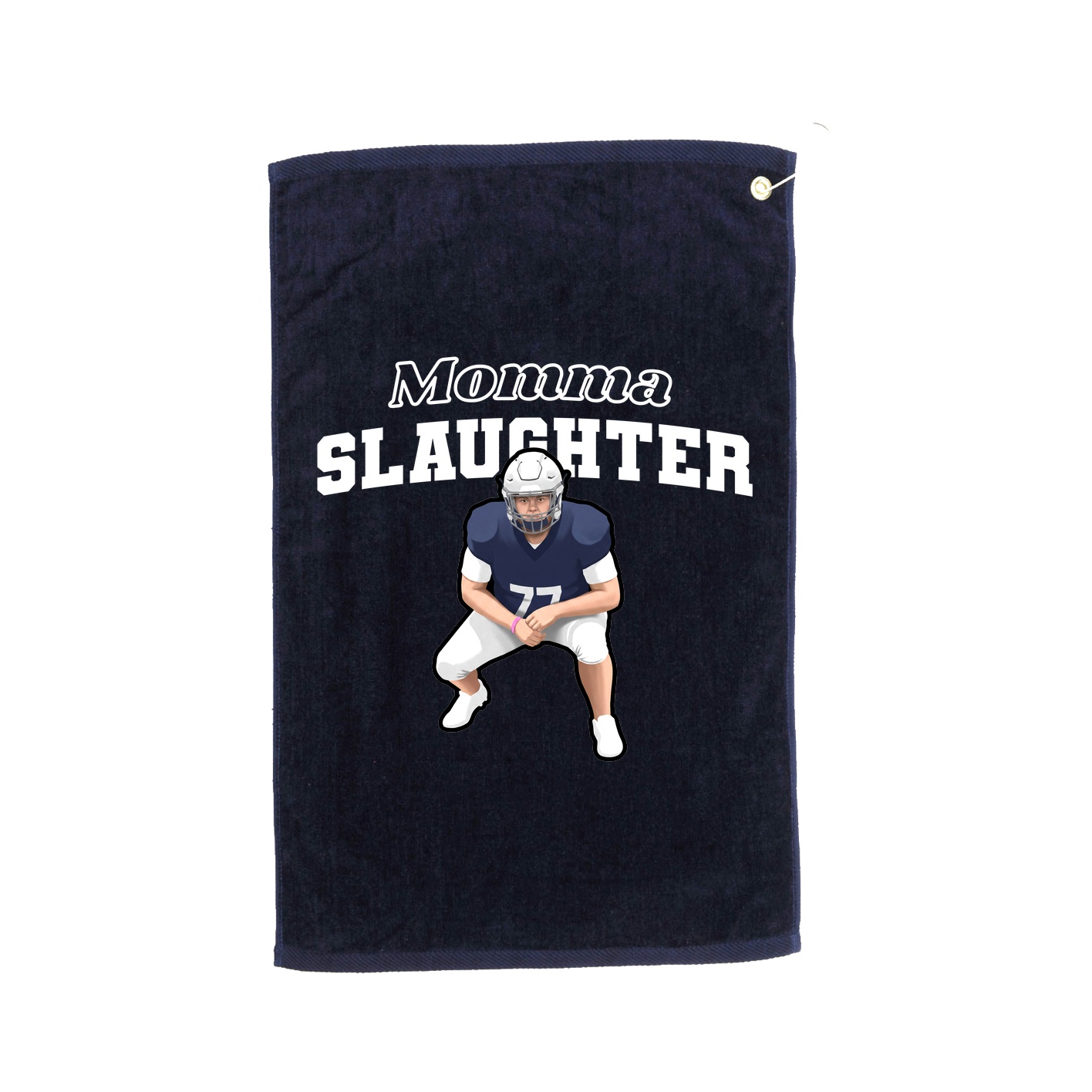 Golf Towel — Mothers Day Block in Navy