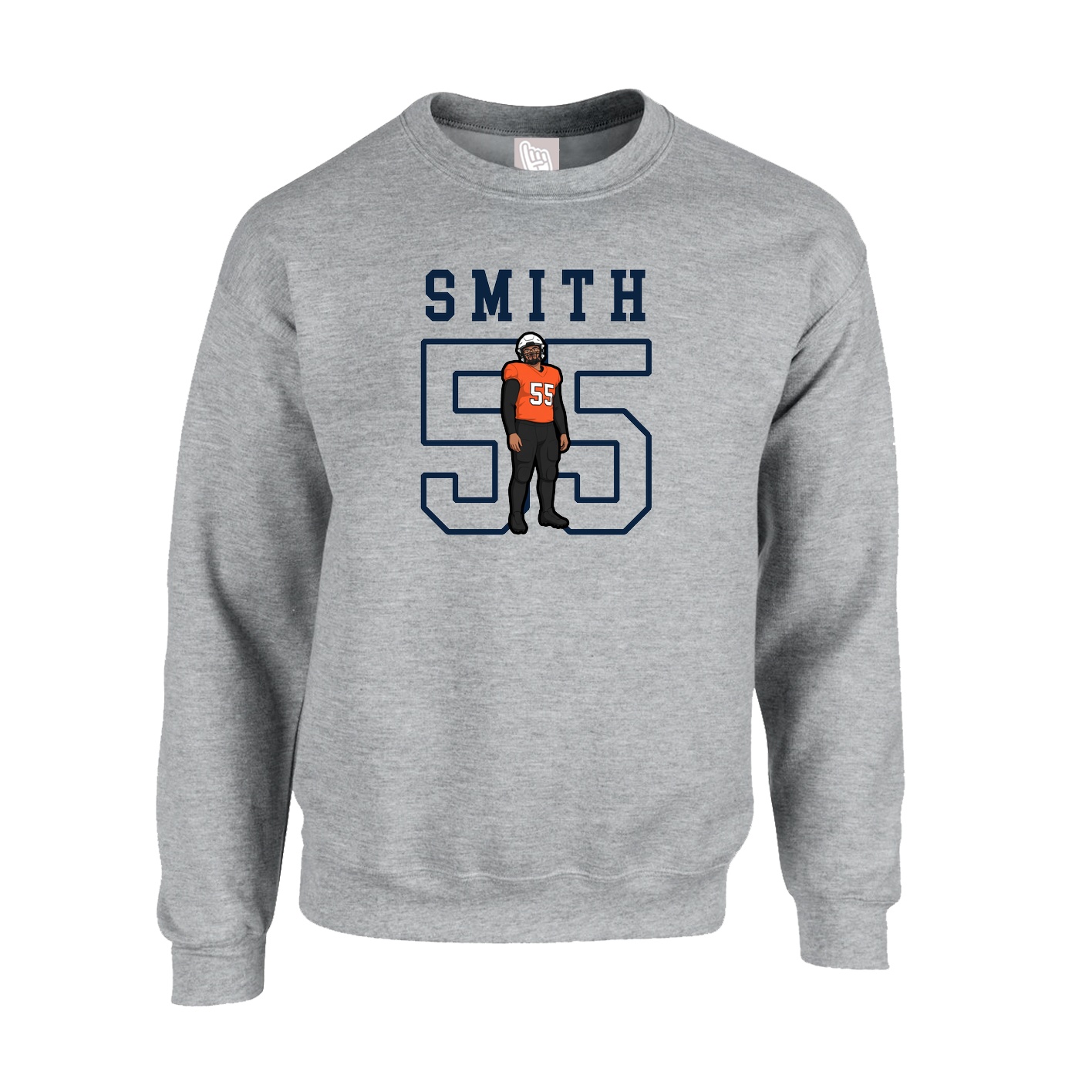 Fleece Crew — Shirsey in Grey
