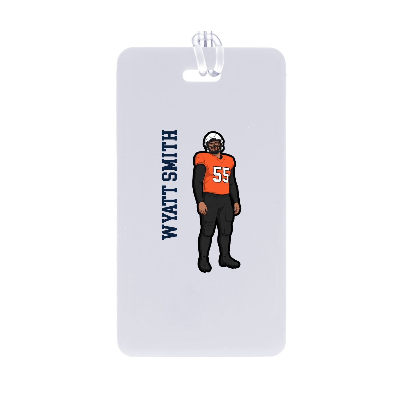 Bag Tag — Name Vertical in Classic