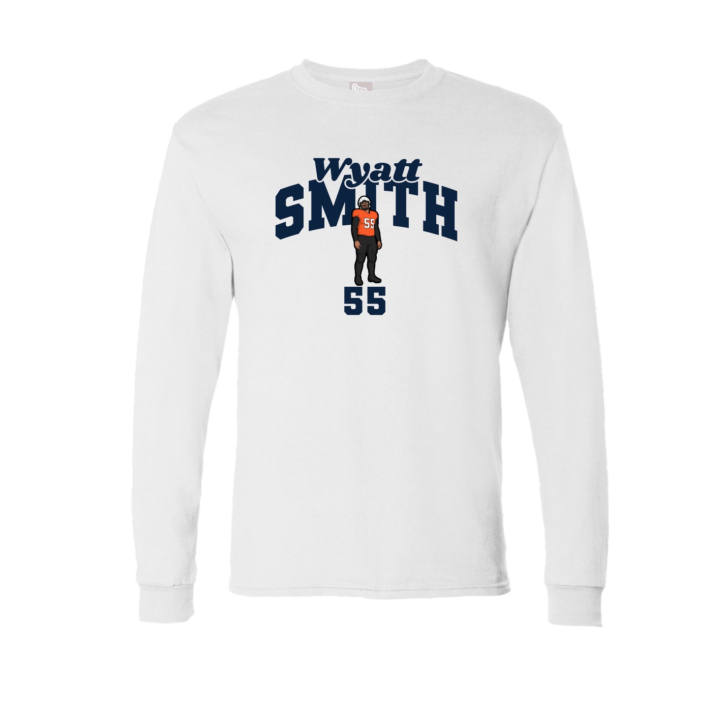 Long Sleeve Tee — Signature Arch in White