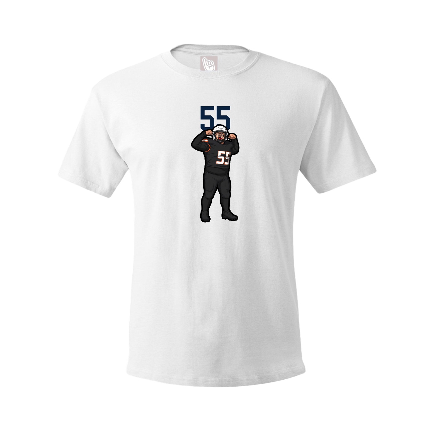 Tee — Number Top in White