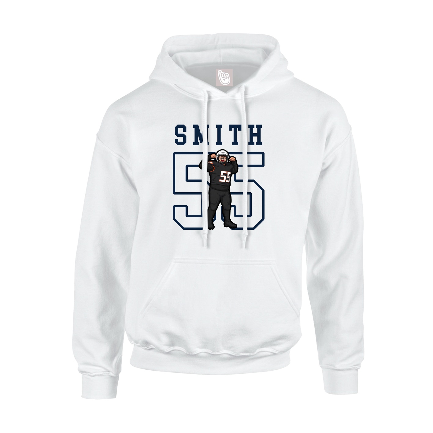 Hoodie — Shirsey in White
