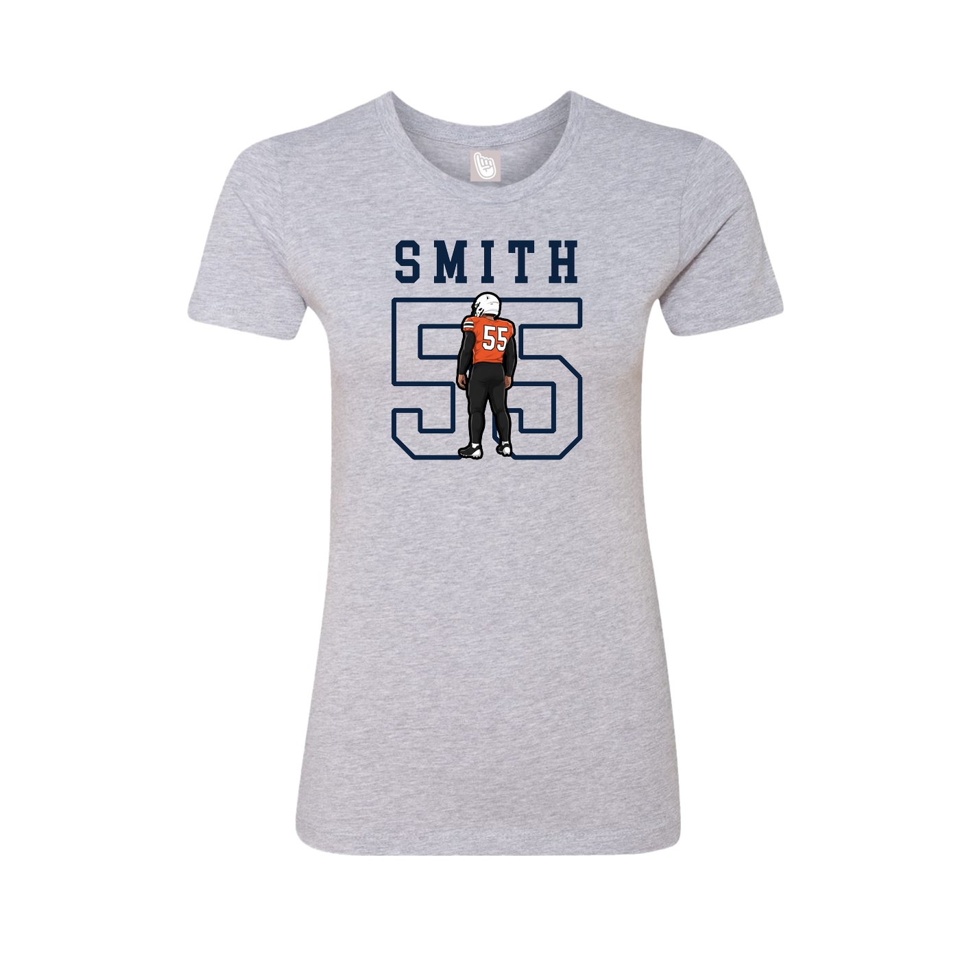 Fitted Women's Tee — Shirsey in Grey