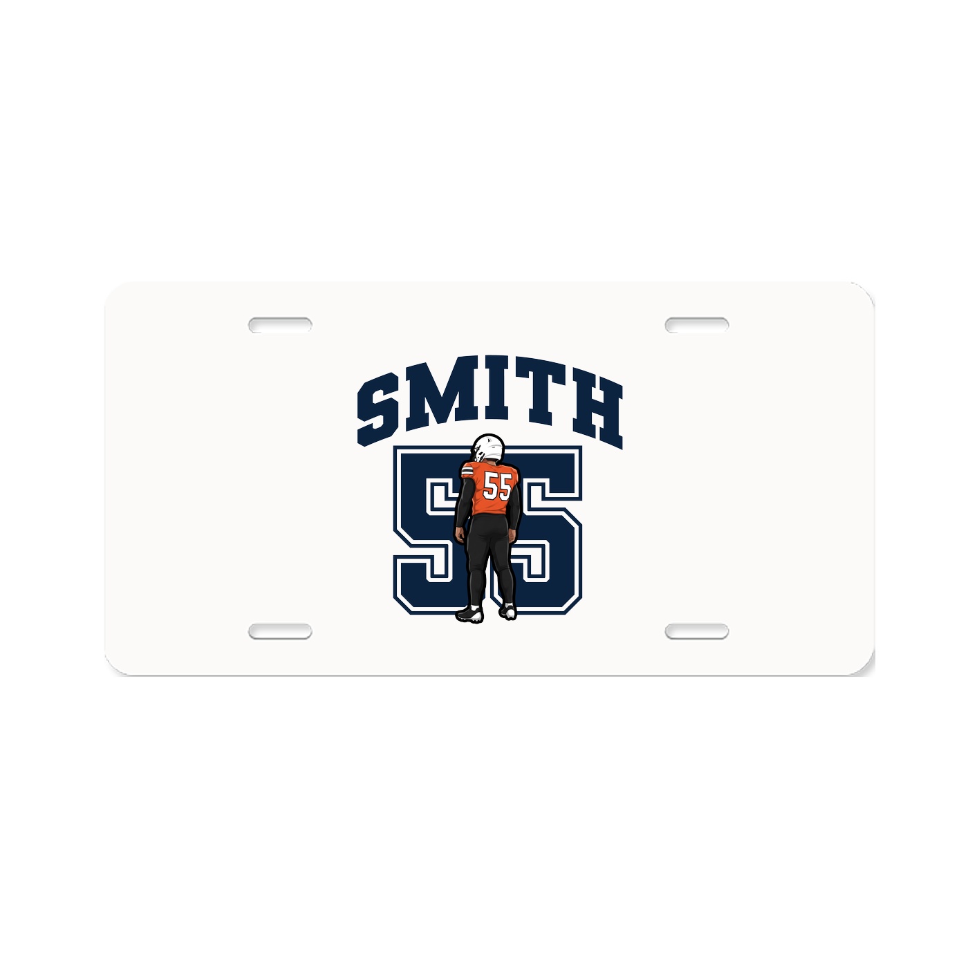 License Plate — Number in Classic