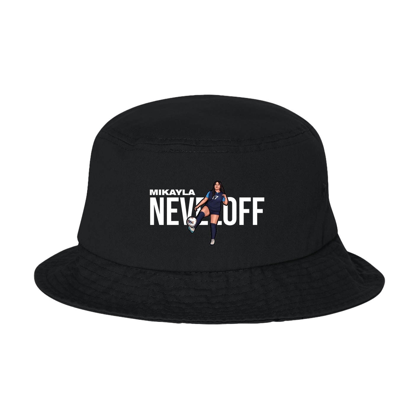 Bucket Cap — Player Name in Black