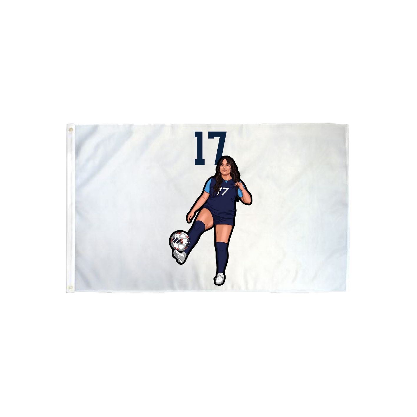 3x5 Flag — Number Top in Classic