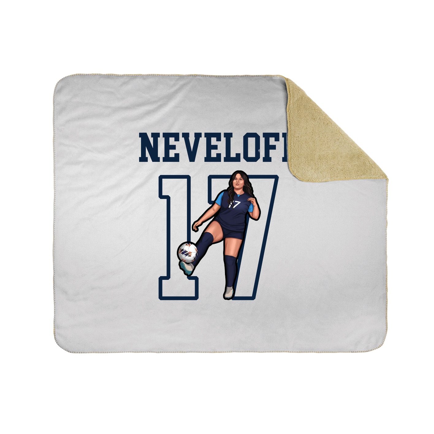 Throw Blanket — Shirsey in White