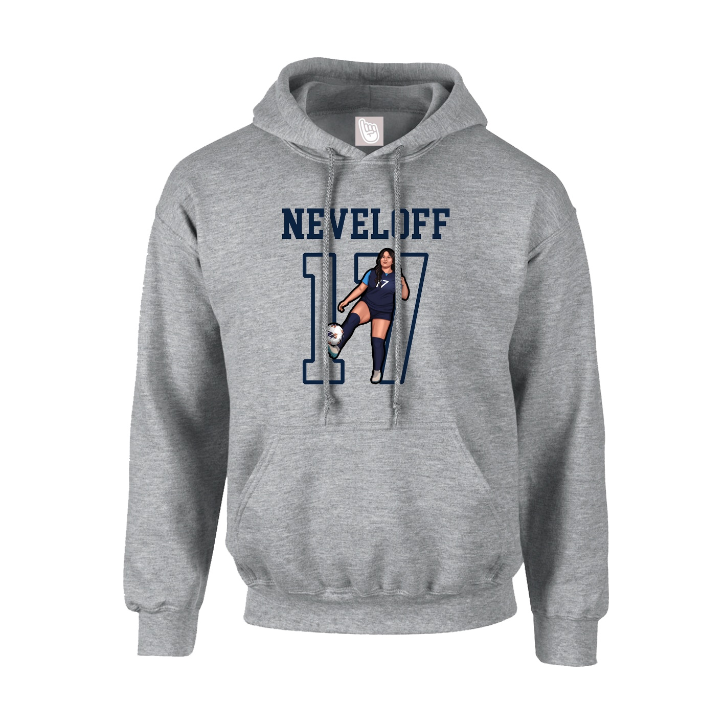 Hoodie — Shirsey in Grey
