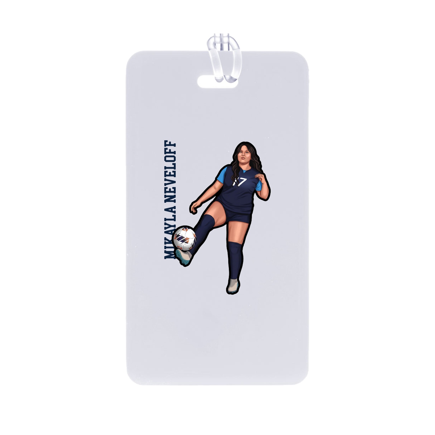Bag Tag — Name Vertical in Classic