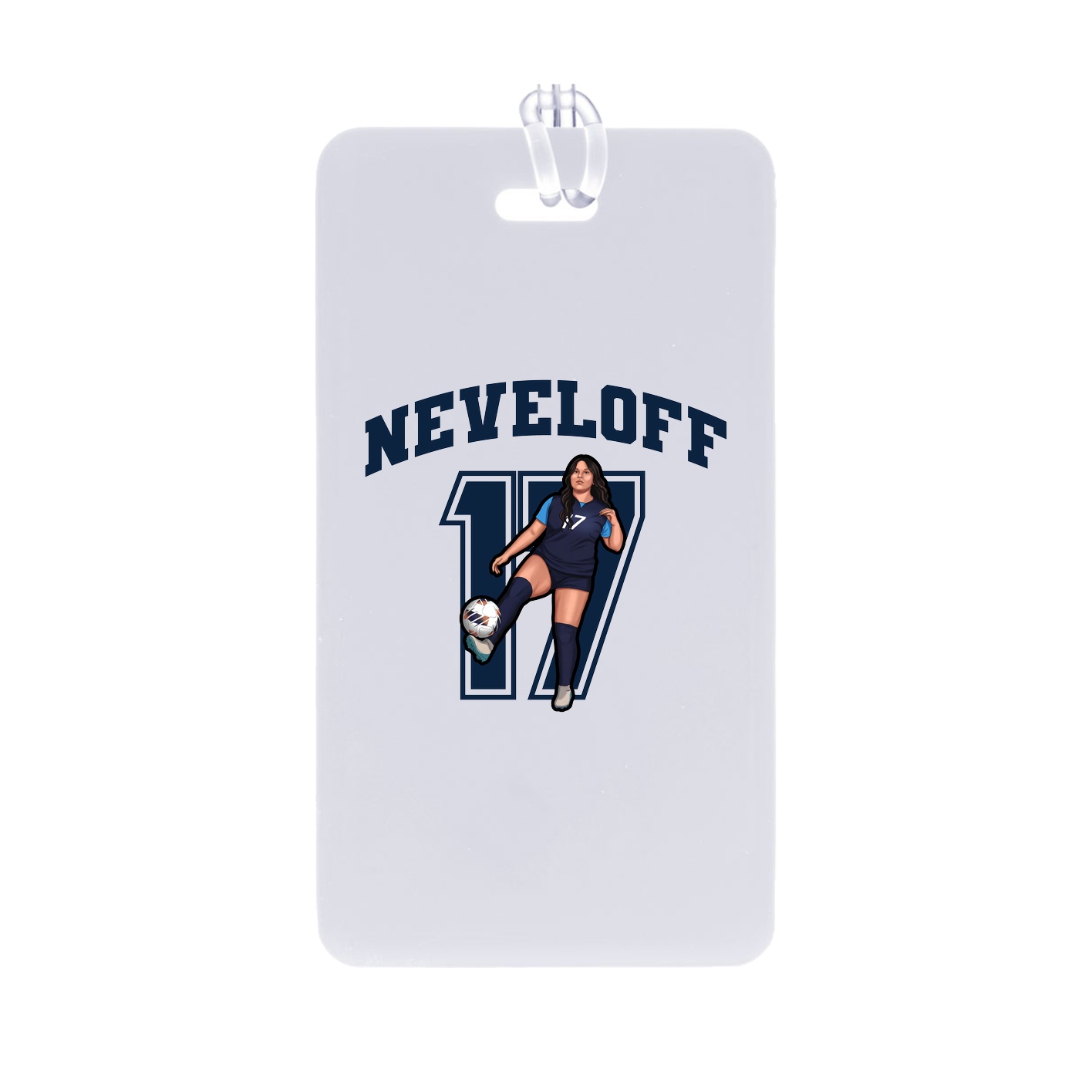 Bag Tag — Number in Classic