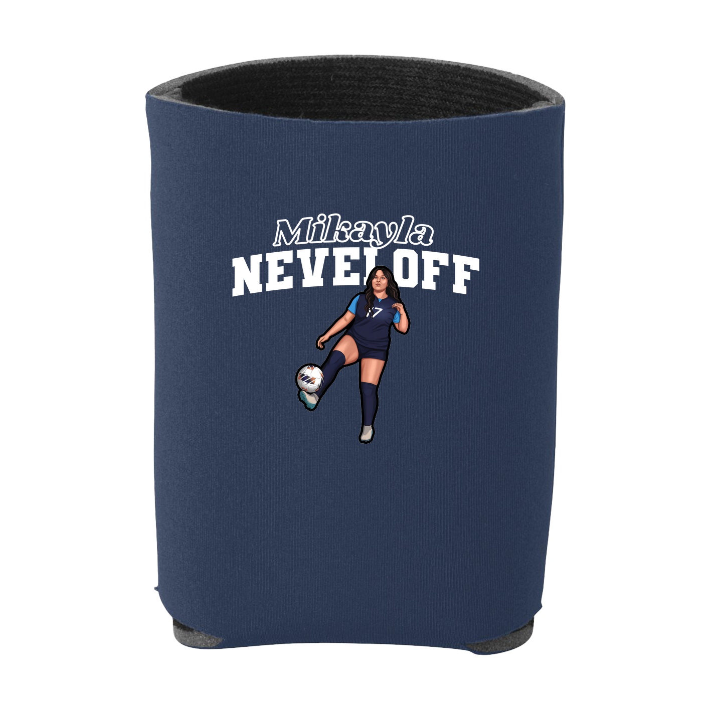 Can Holder — Name Arch in Navy