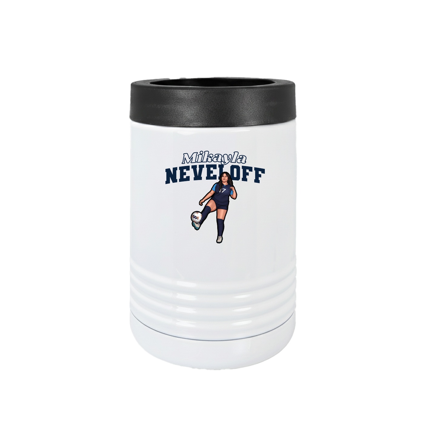 Beverage Holder — Name Arch in White