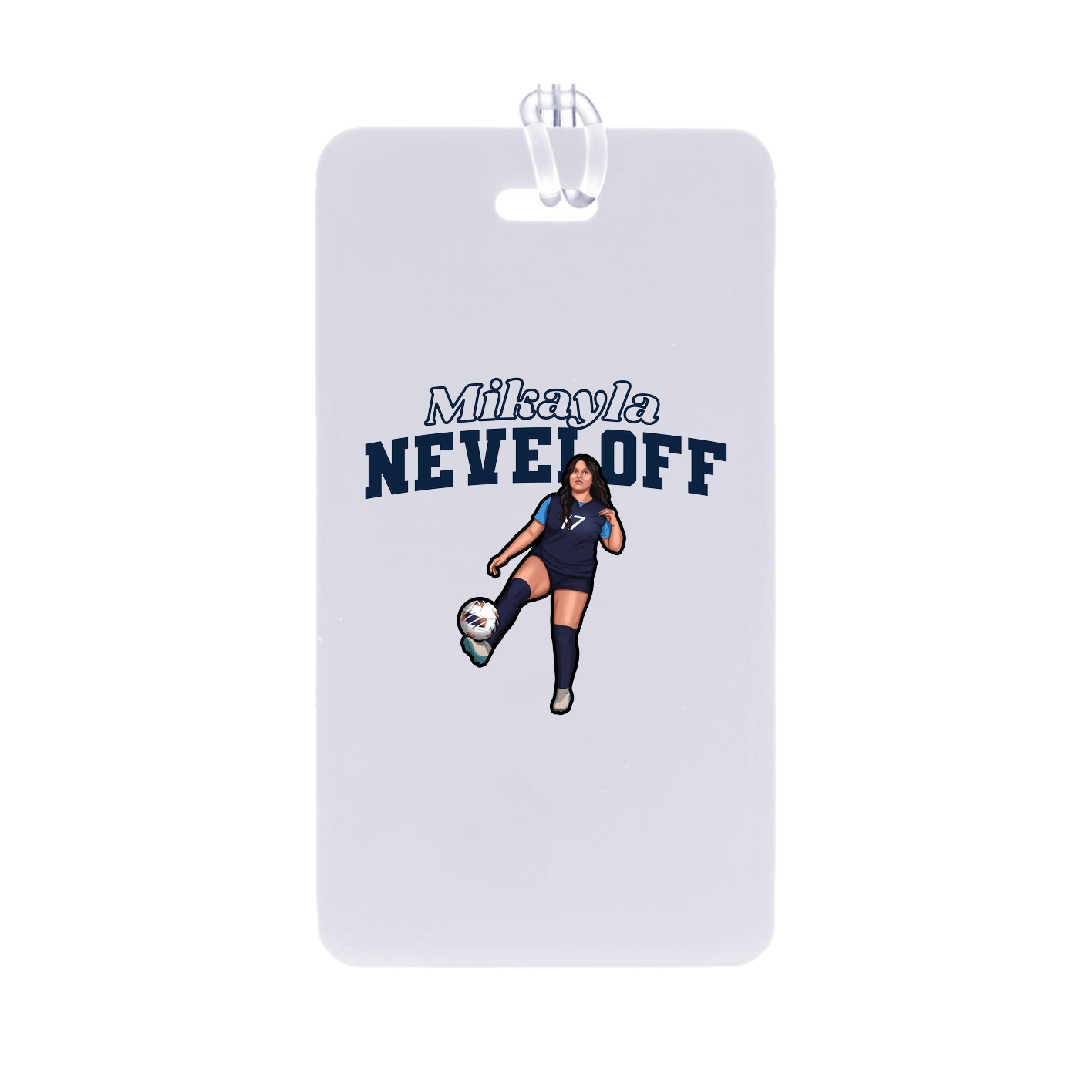 Bag Tag — Name Arch in Classic